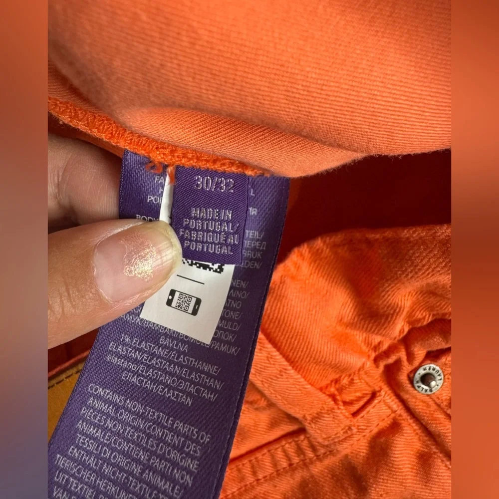 Ralph Lauren Purple Label Orange Pants - Picture 5 of 10